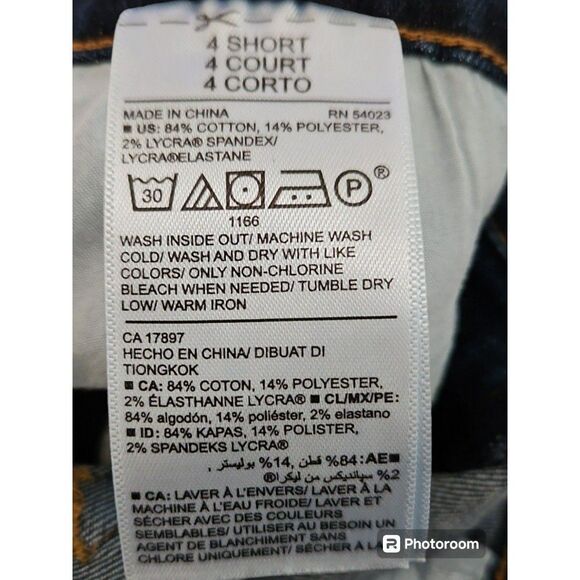 Womens Old Navy Curvy Bootcut SZ  4 short - Picture 5 of 5